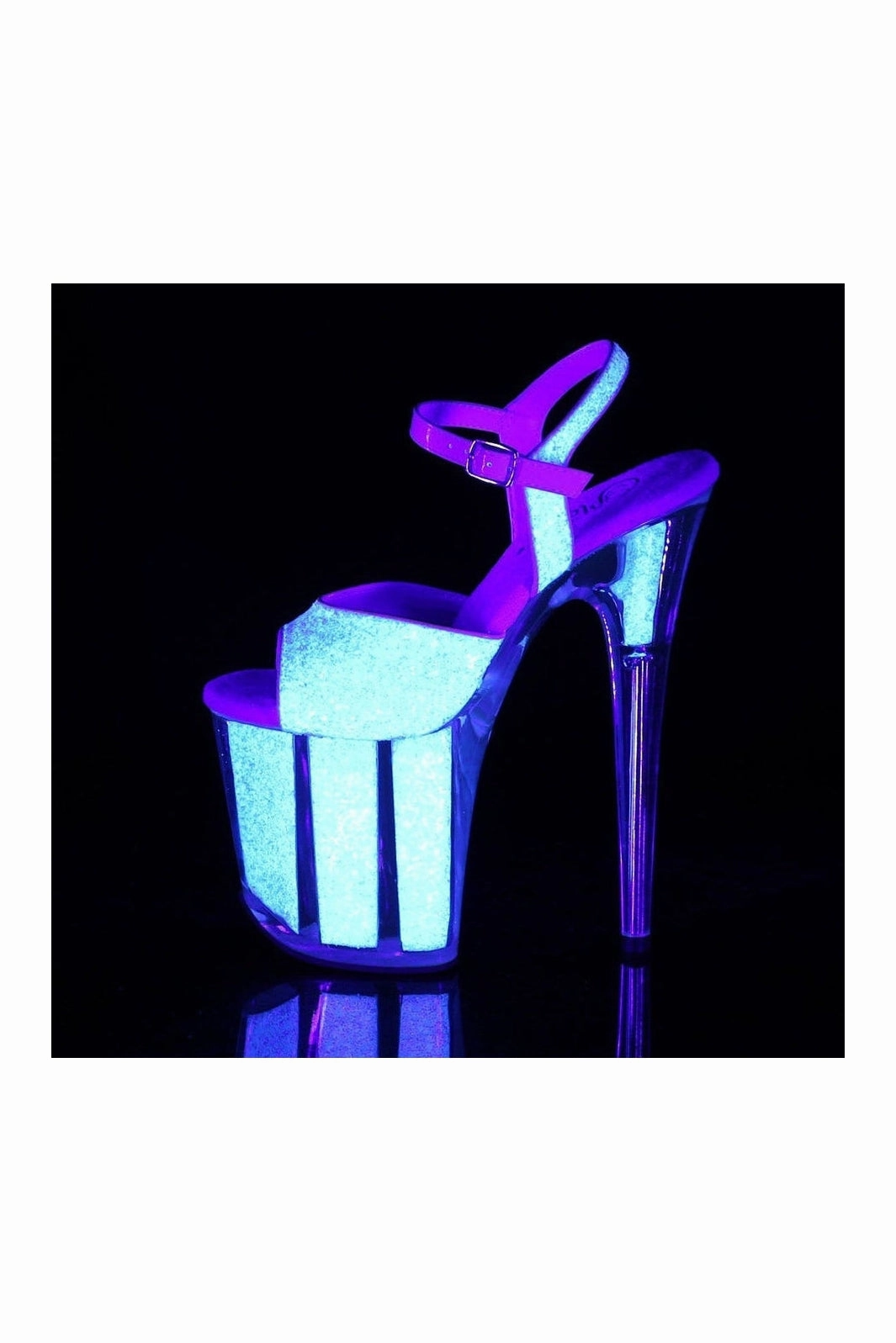 FLAMINGO-810UVG Exotic Sandal | Neon Glitter