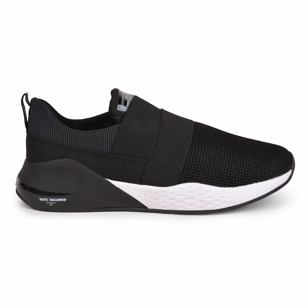 Force 10 Men Black Sports Non Lacing Walking Shoes (TARGET)