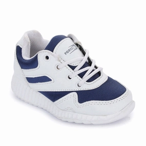 Force 10 N.Blue Lacing Uniform School Shoes For Kids 9906-90GN By Liberty