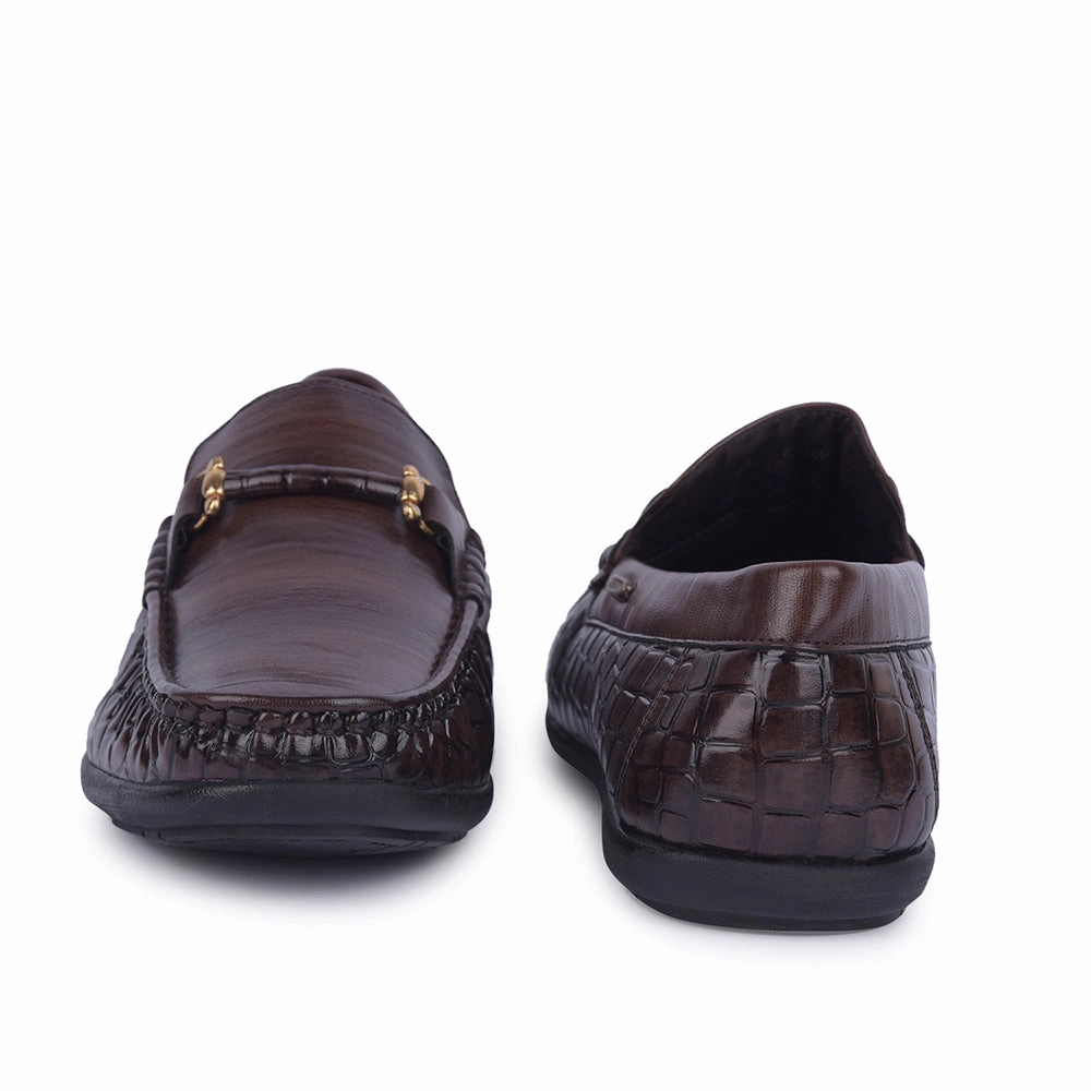 Fortune Brown Casual Non Lacing Shoes For Men OSL19 By Liberty