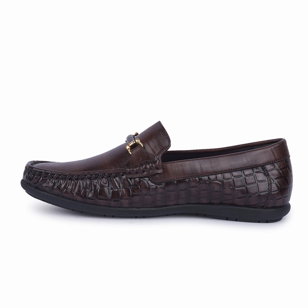 Fortune Brown Casual Non Lacing Shoes For Men OSL19 By Liberty