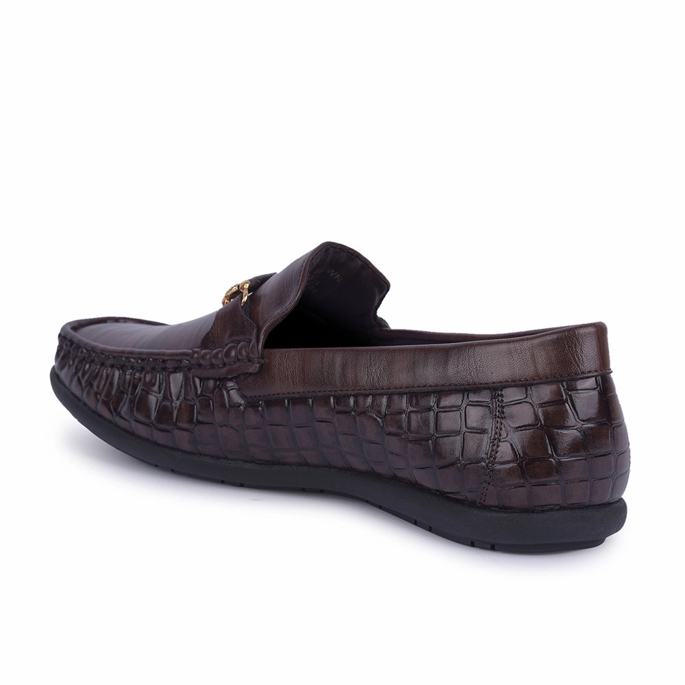Fortune Brown Casual Non Lacing Shoes For Men OSL19 By Liberty