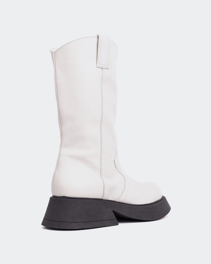 Gaulle Off White Leather