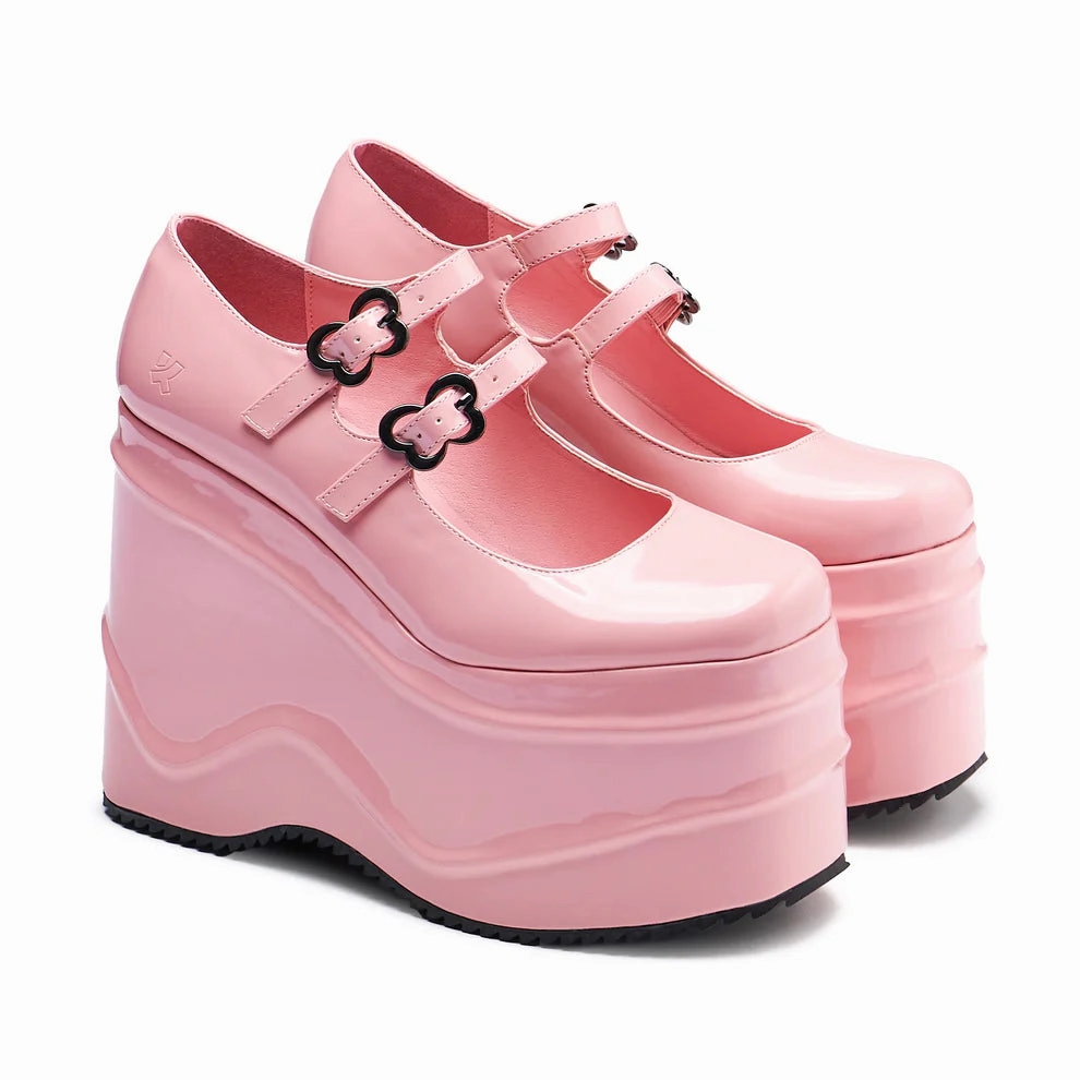 Good Fairy Princess Mega Platform Mary Janes - Pink-Size 7-Clearance
