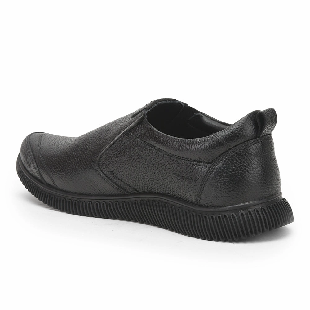Healers Casual Non Lacing Shoes For Men (Black) DTL-81 By Liberty
