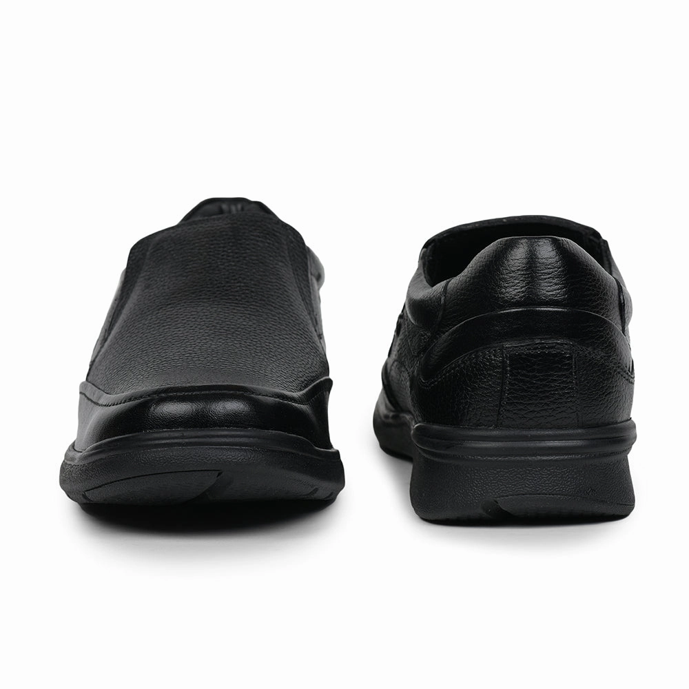 Healers Formal (Black) Slip-On Shoes For Men AV-06 By Liberty