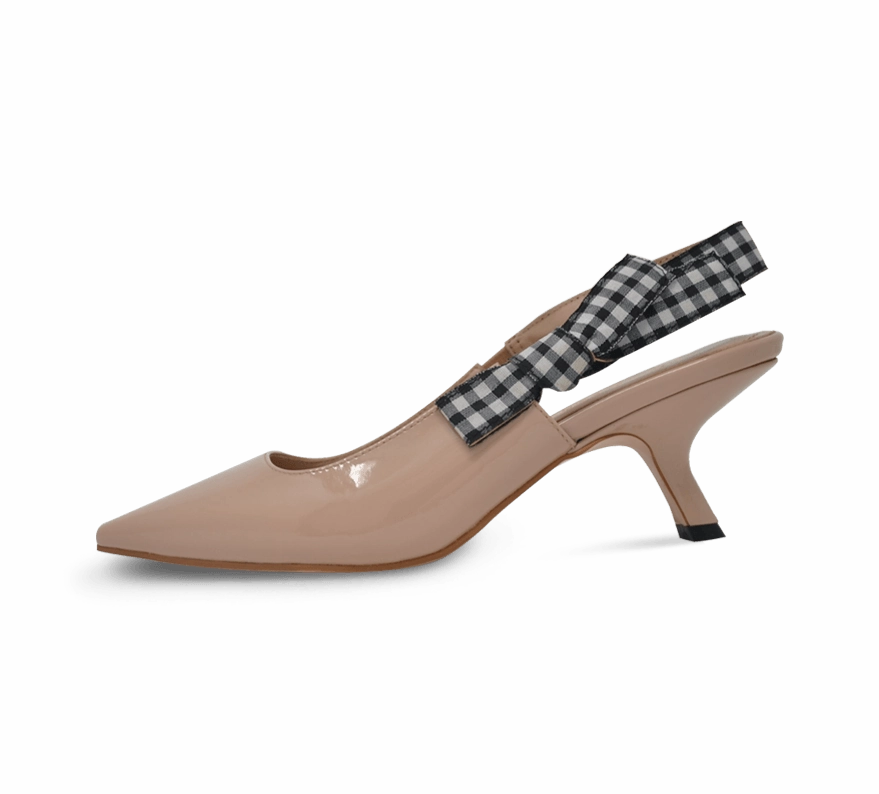 Helena Kitten Heel Slingbacks