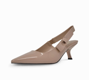 Helena Kitten Heel Slingbacks