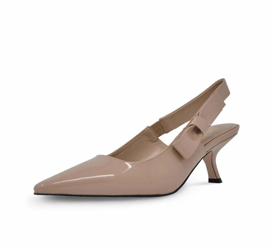 Helena Kitten Heel Slingbacks