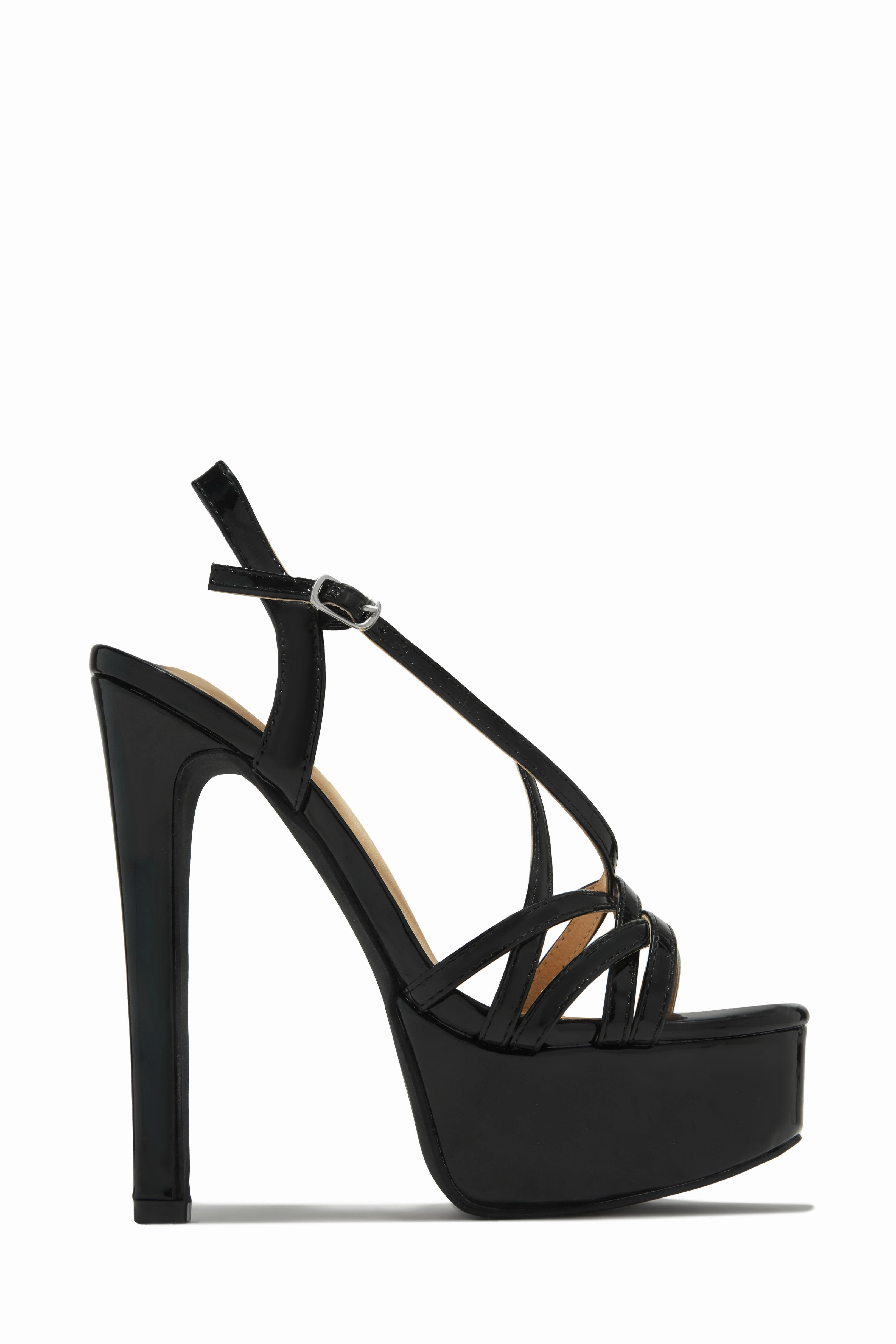 Jazari Platform Heels - Black