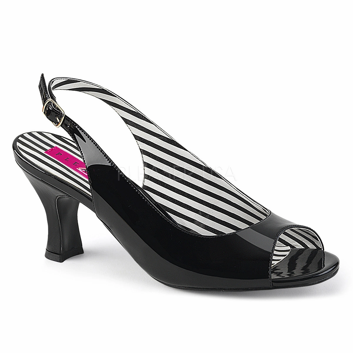 JENNA-02  Black Patent