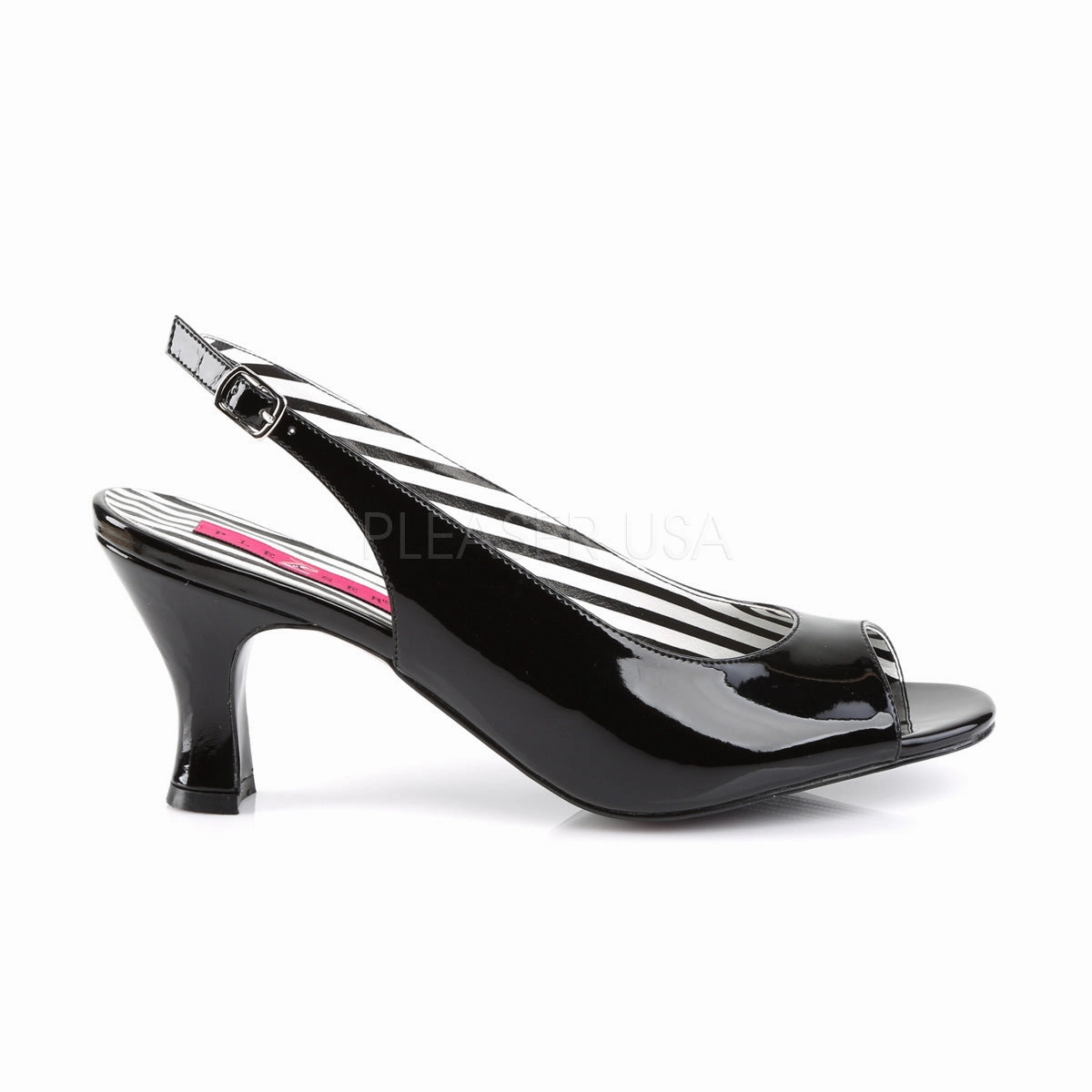 JENNA-02  Black Patent