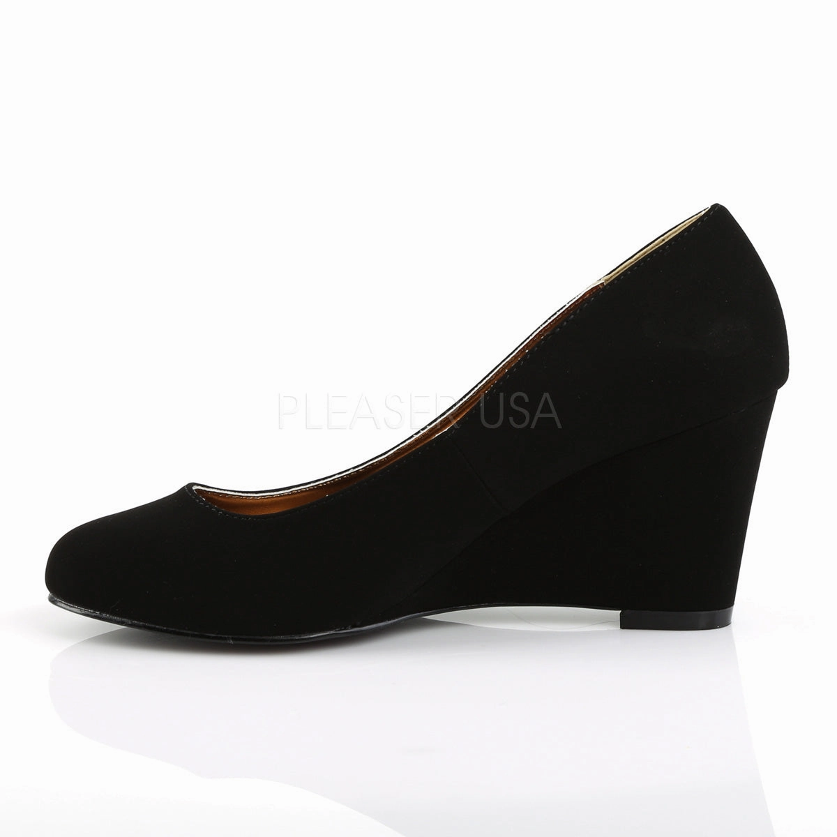 KIMBERLY-08  Black Nubuck Suede