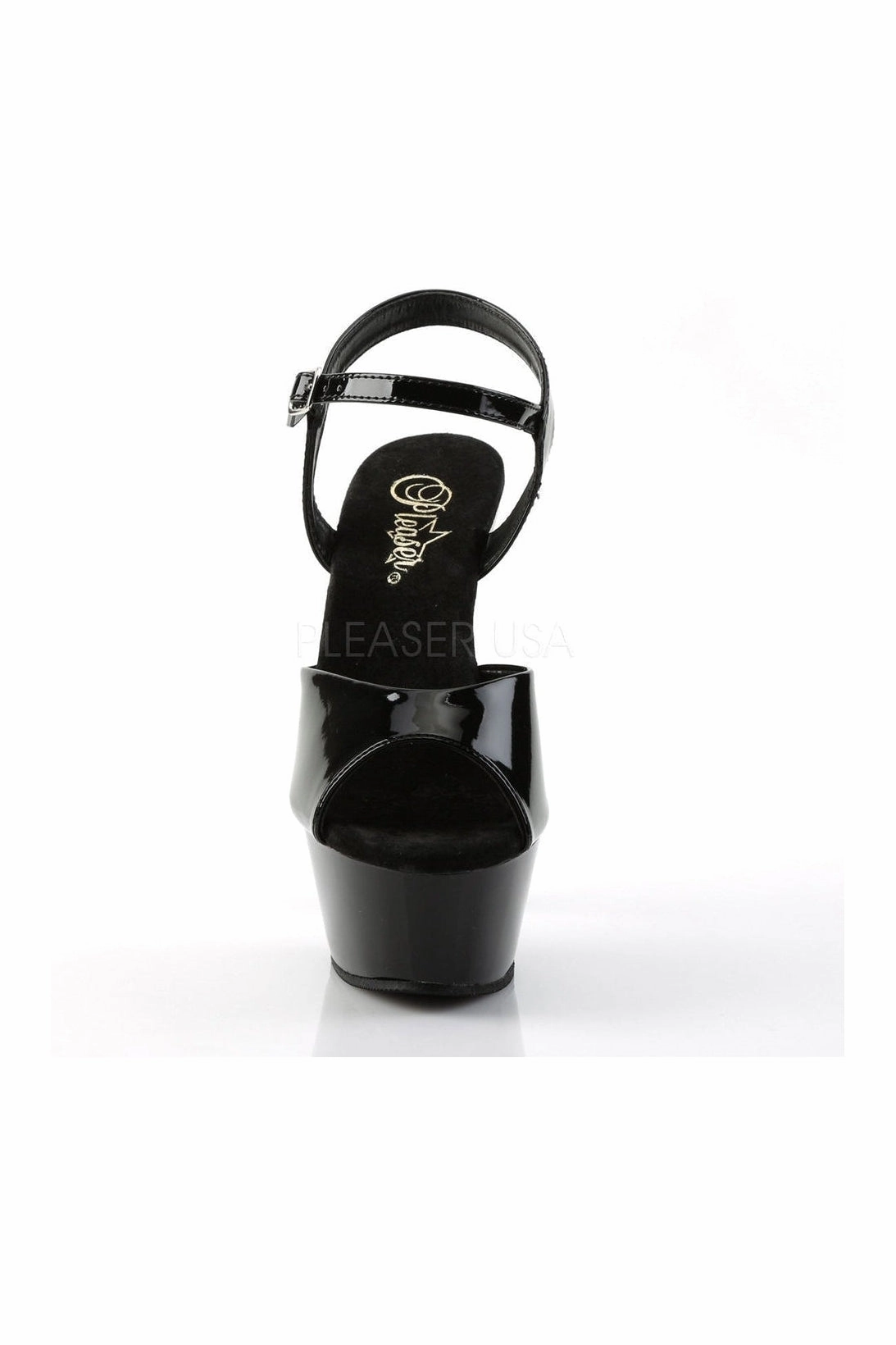 KISS-209 Platform Sandal | Black Patent