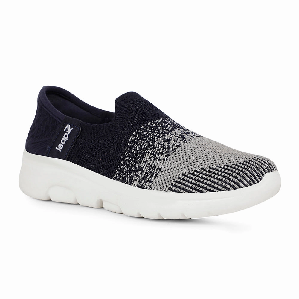 Leap7x Casual Navy Blue Non Lacing Shoes For Kids EAZYGO-10N By Liberty