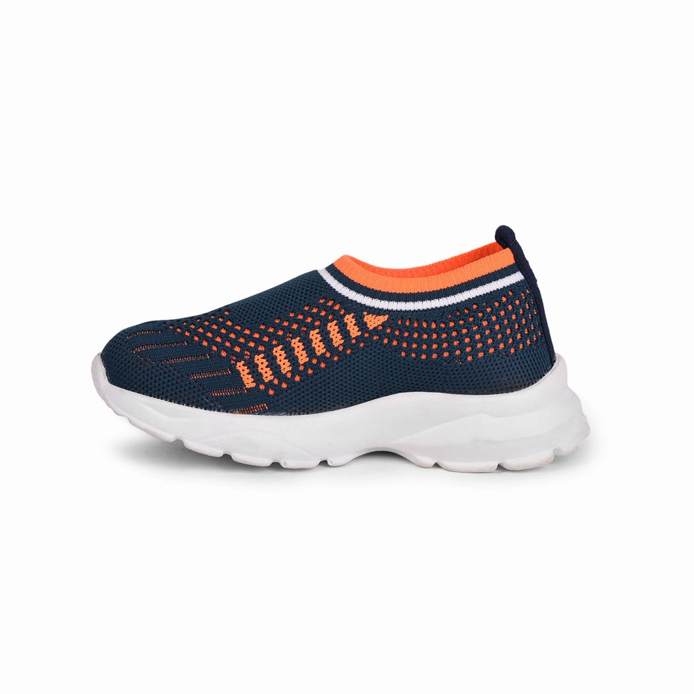 Leap7x Non Lacing Casual Shoes For Kids (Navy Blue) By Liberty