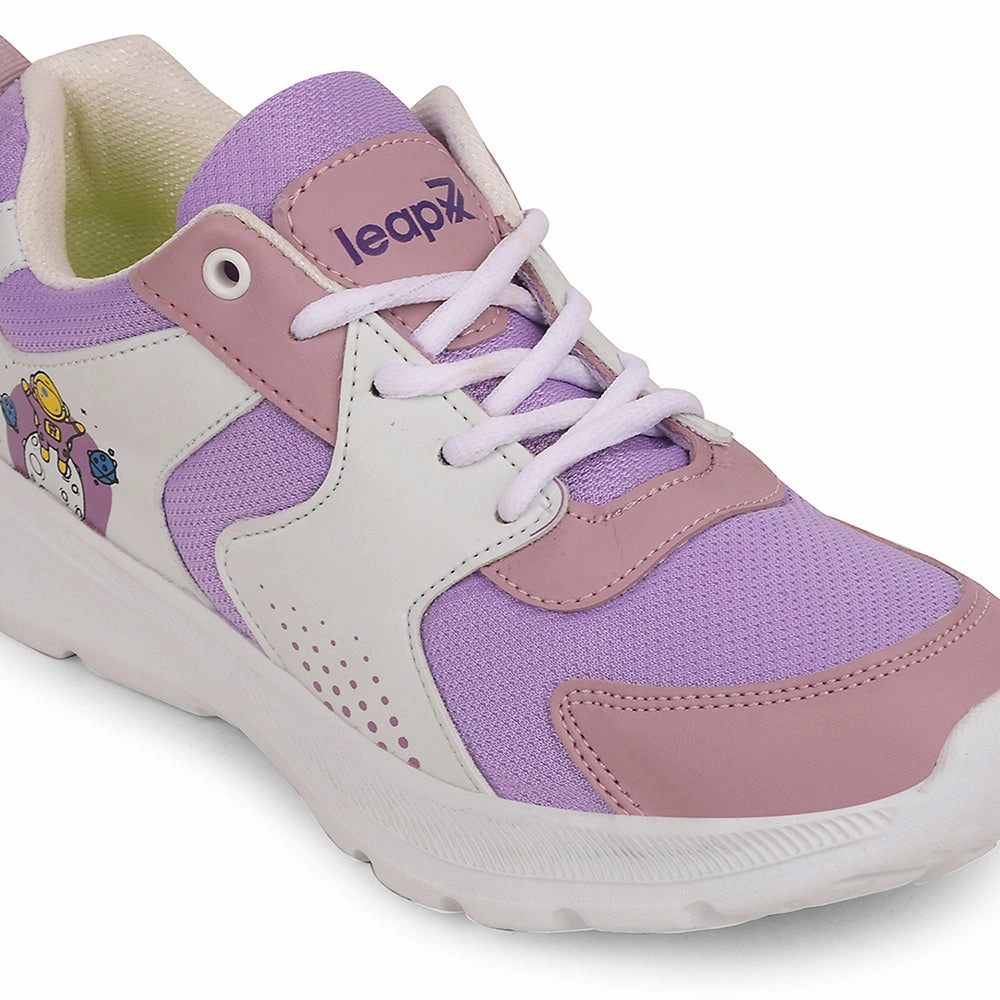 Leap7x Purple Casual Lacing Shoes For Kids TRIVAGO15E By Liberty