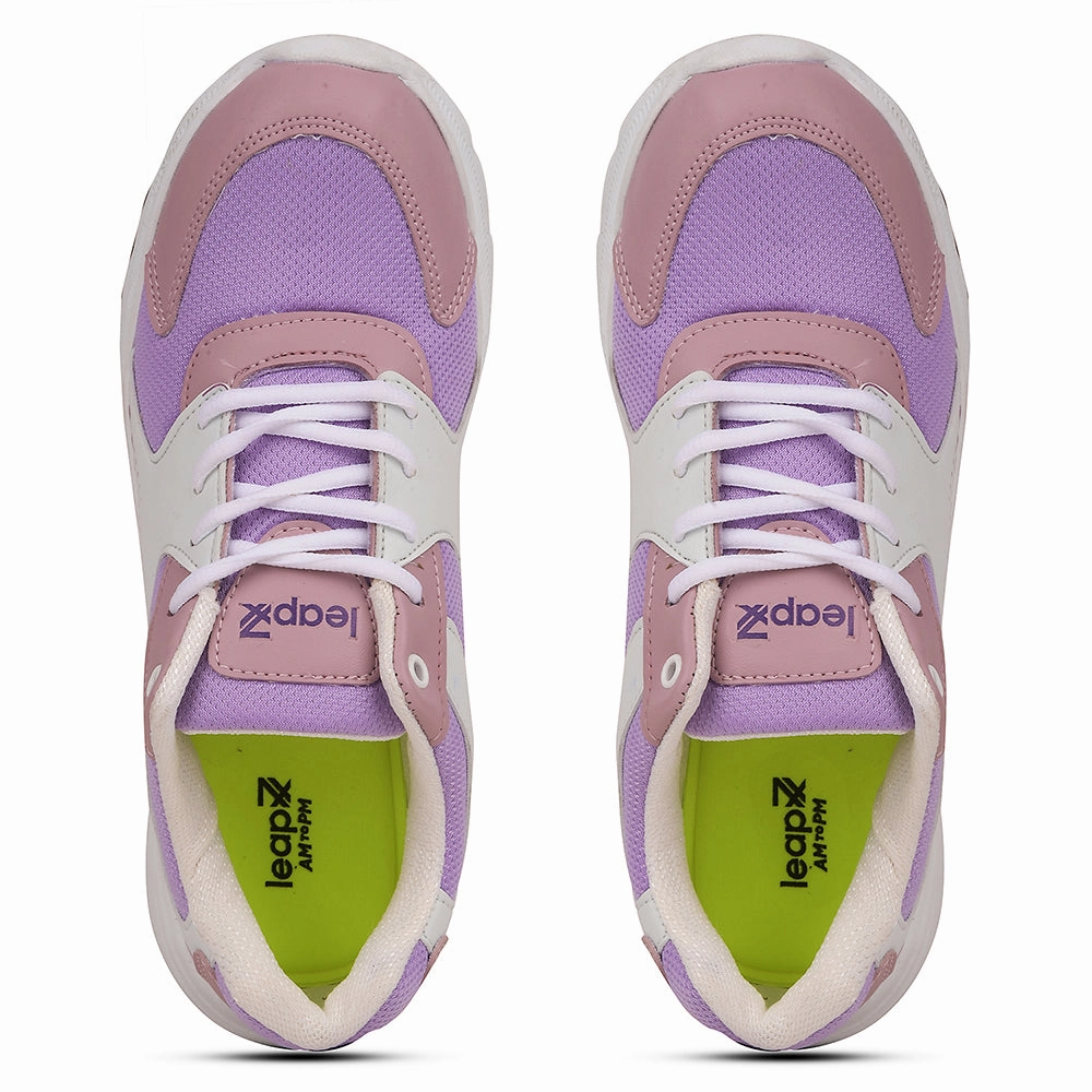 Leap7x Purple Casual Lacing Shoes For Kids TRIVAGO15E By Liberty