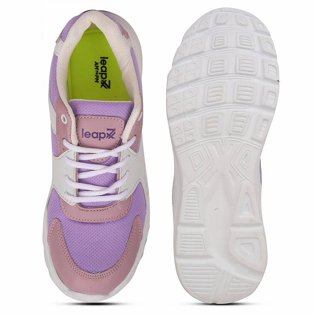 Leap7x Purple Casual Lacing Shoes For Kids TRIVAGO15E By Liberty