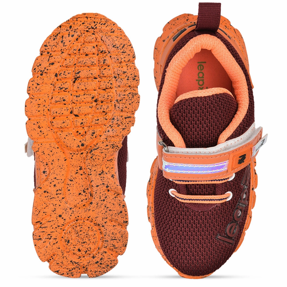 Leap7x Slip-on Casual Shoes For Kids (MAROON) JEEVA-08 By Liberty