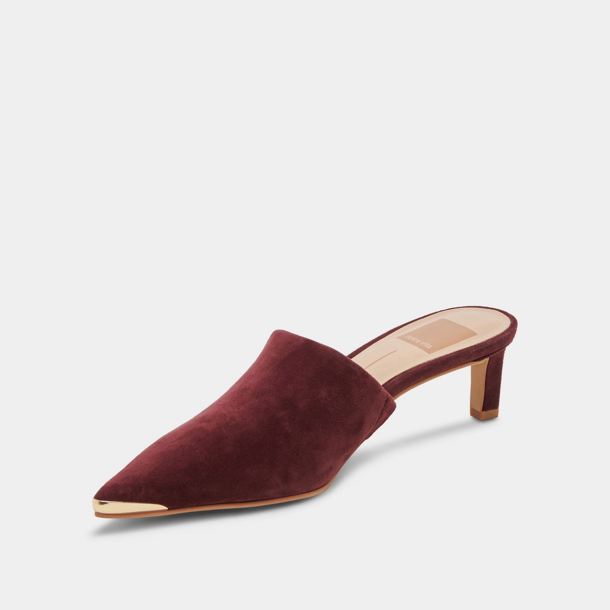 LEXY HEELS CRANBERRY SUEDE
