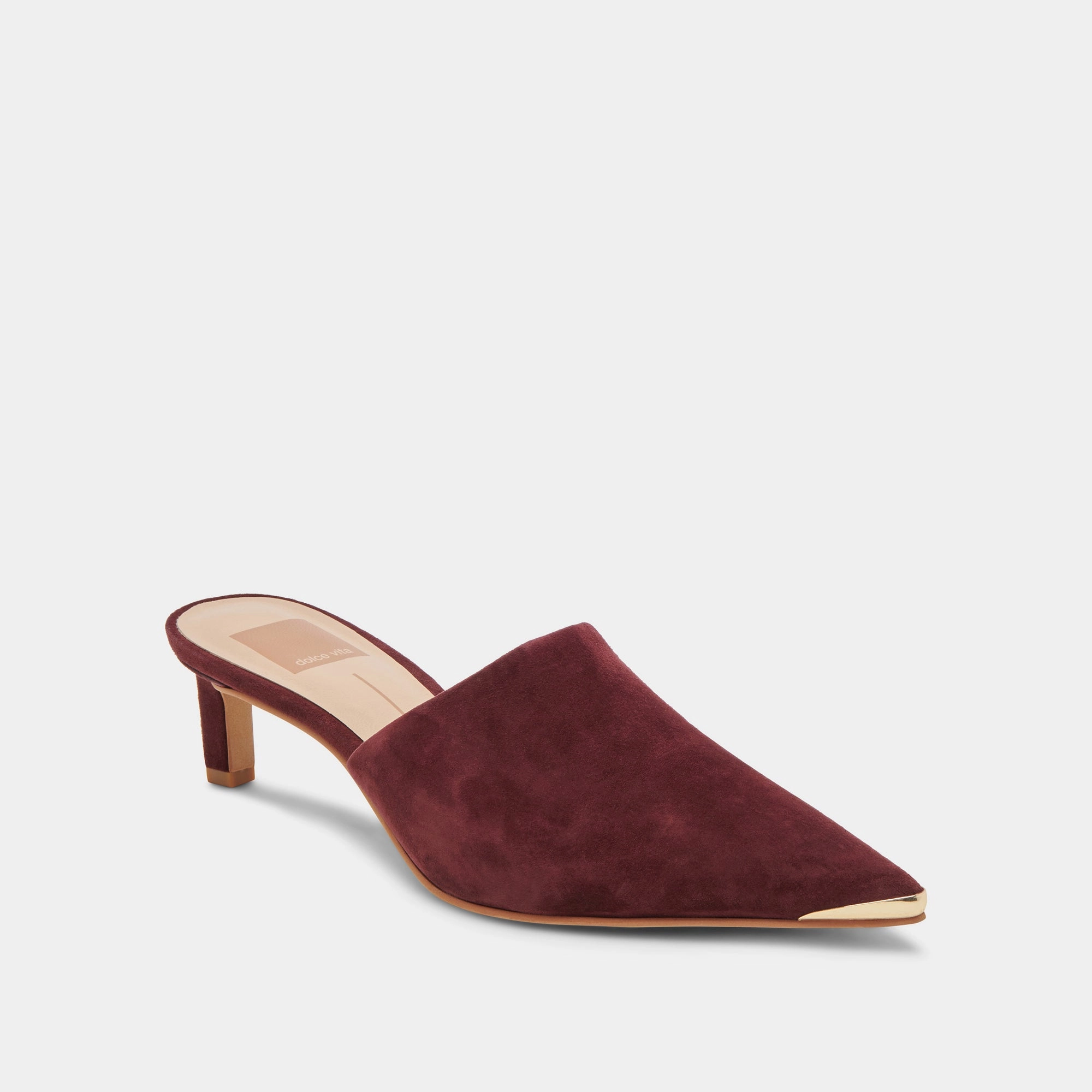 LEXY HEELS CRANBERRY SUEDE