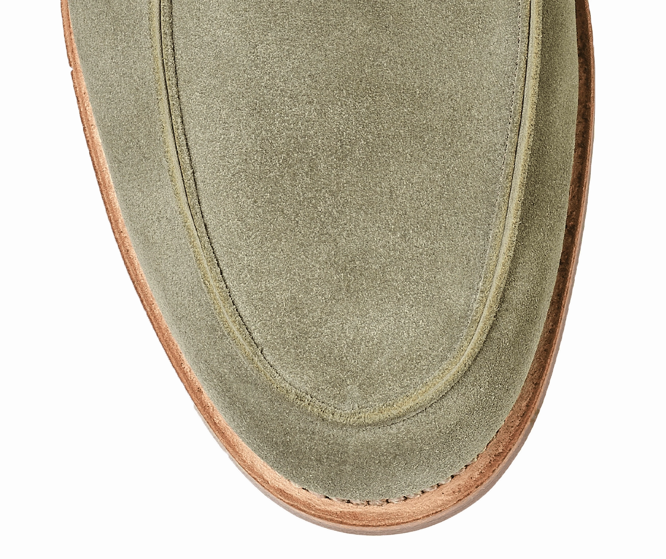 Lilou Pistachio Calf Suede