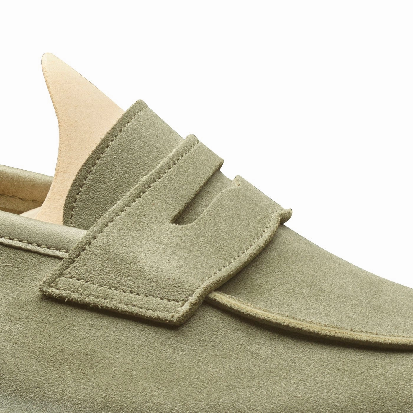 Lilou Pistachio Calf Suede