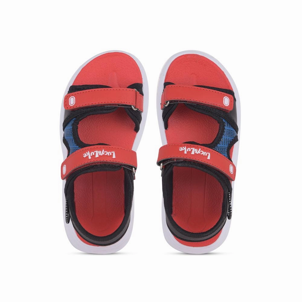 Lucy & Luke By Liberty Kids HIPPO-53 Red Casual Sandal
