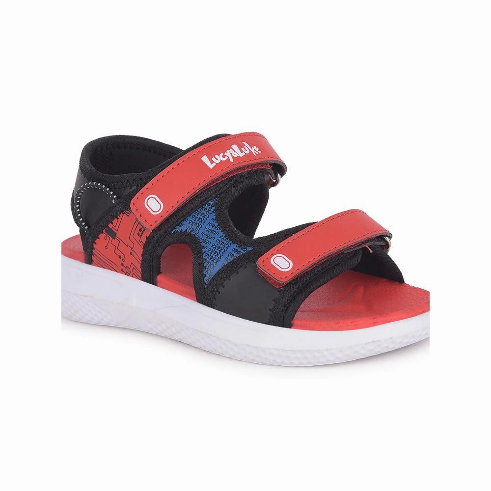 Lucy & Luke By Liberty Kids HIPPO-53 Red Casual Sandal