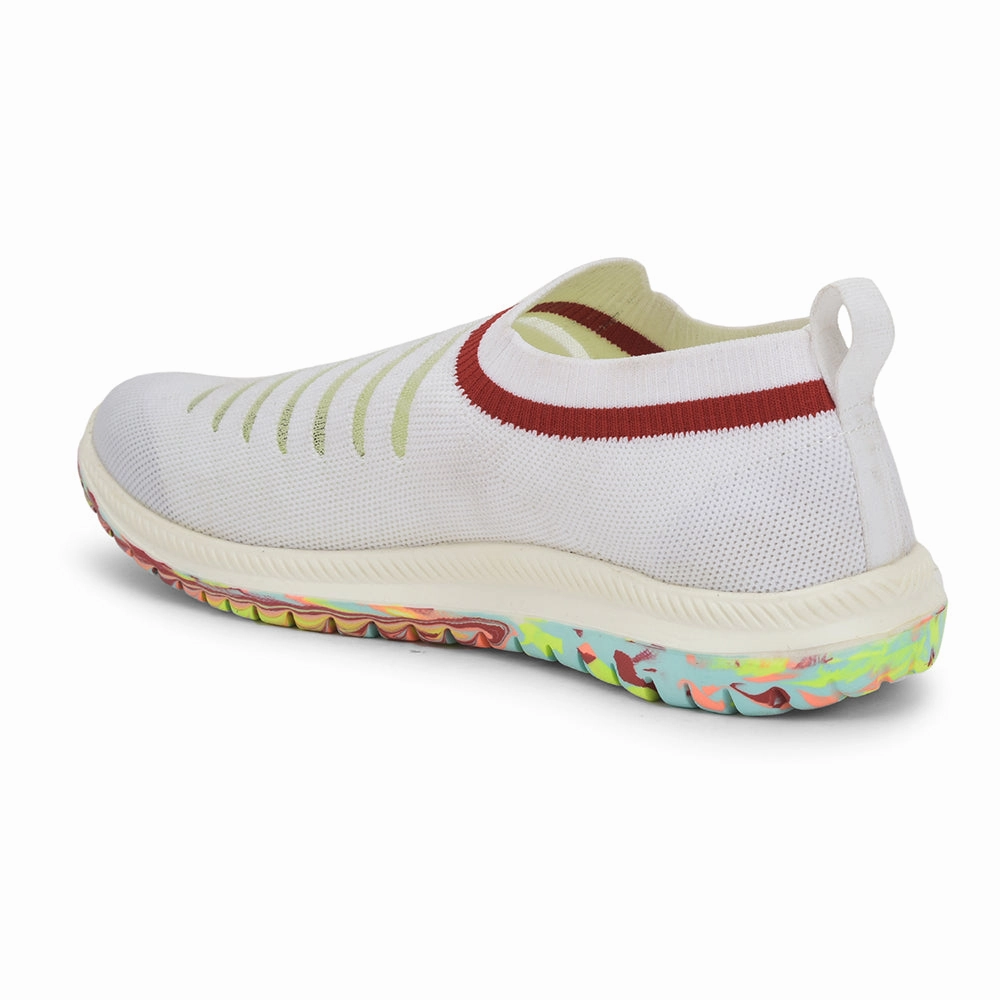 Lucy & Luke (White) Sports Lacing Shoes For Kids JAMIE152EL By Liberty