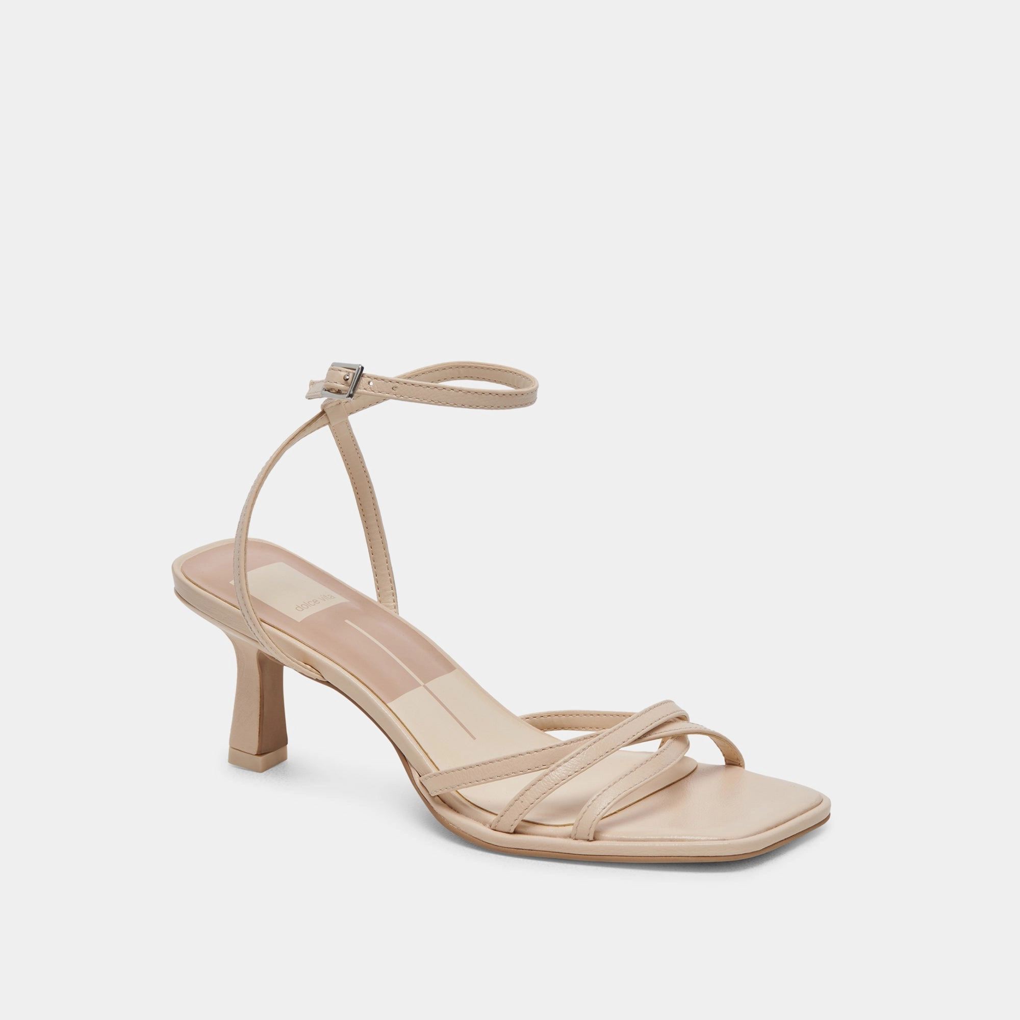 MANJI HEELS BONE PATENT LEATHER - re:vita