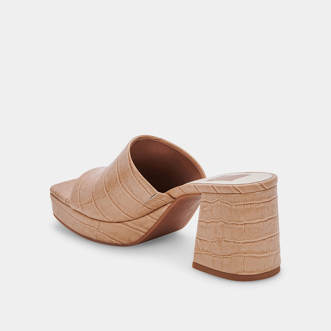 MARSHA HEELS CAFE EMBOSSED STELLA - re:vita