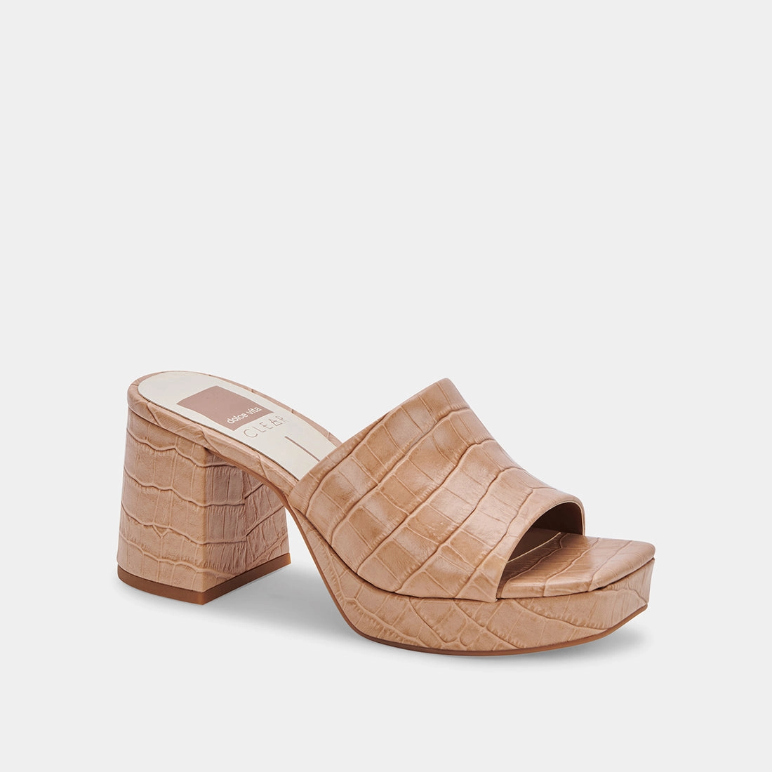 MARSHA HEELS CAFE EMBOSSED STELLA - re:vita
