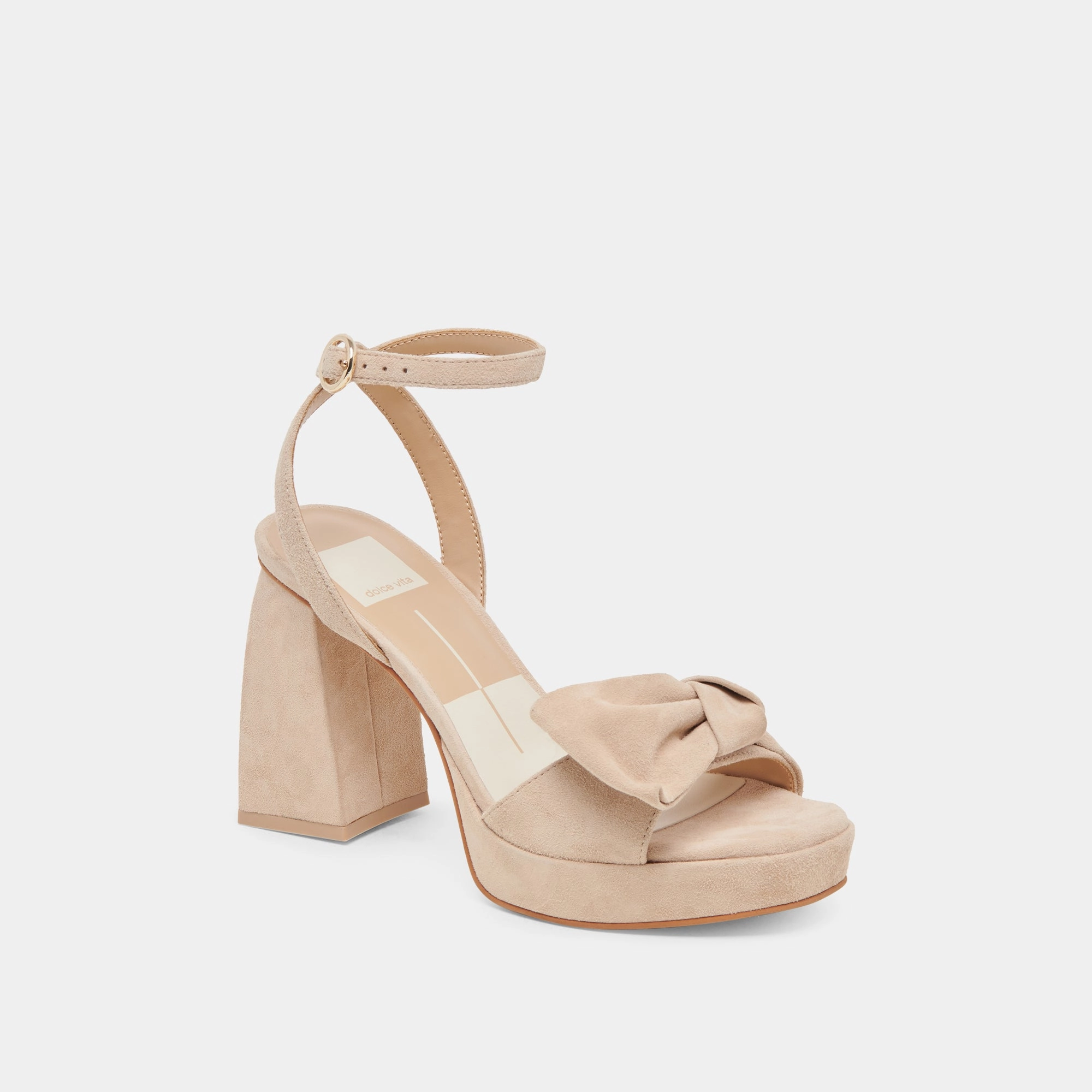 PACIE HEELS CAMEL SUEDE