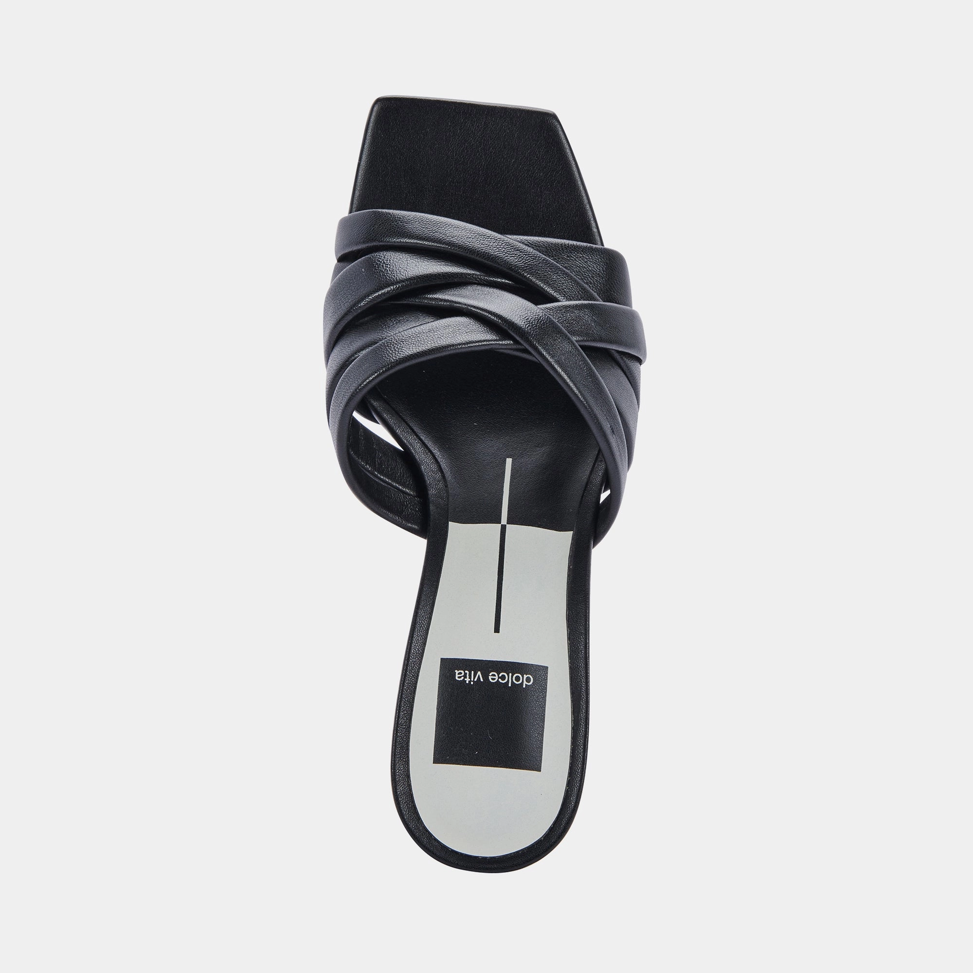 PAZLEE HEELS BLACK LEATHER