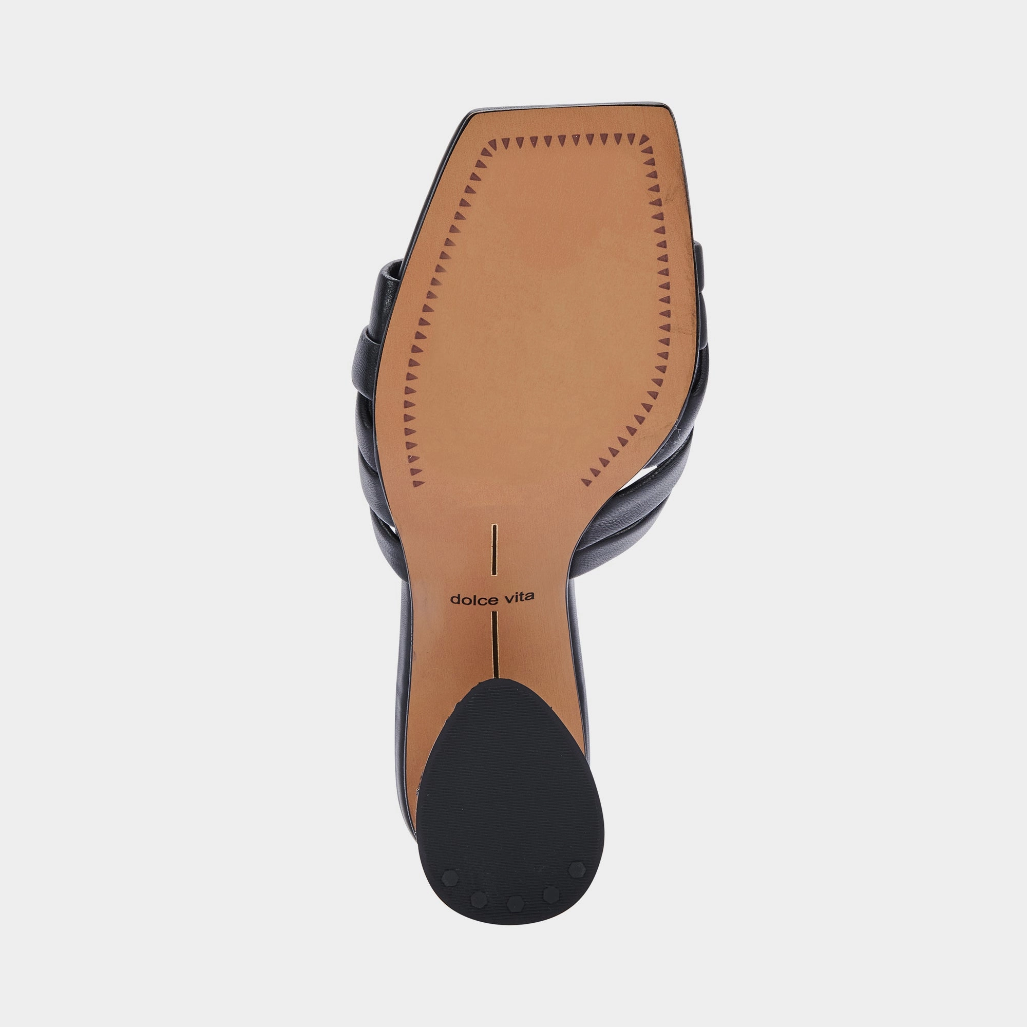 PAZLEE HEELS BLACK LEATHER