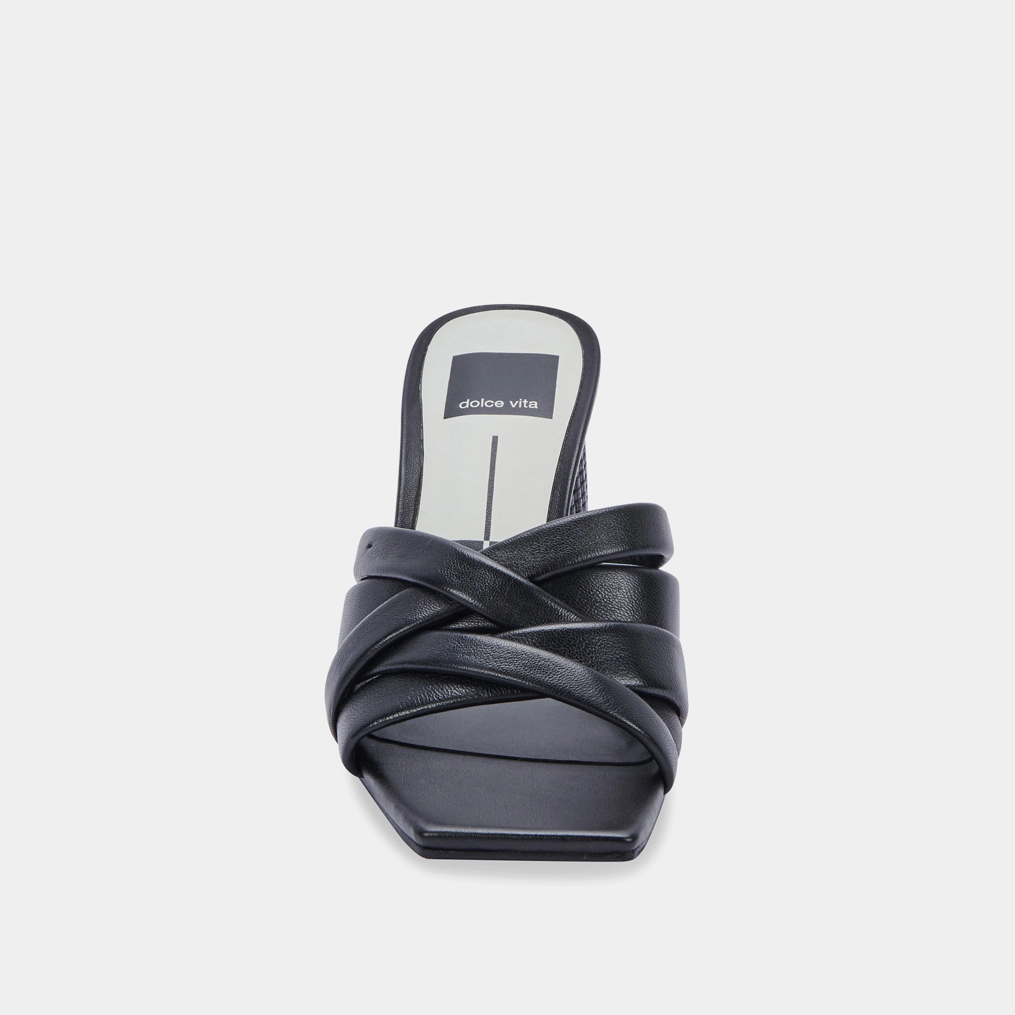 PAZLEE HEELS BLACK LEATHER