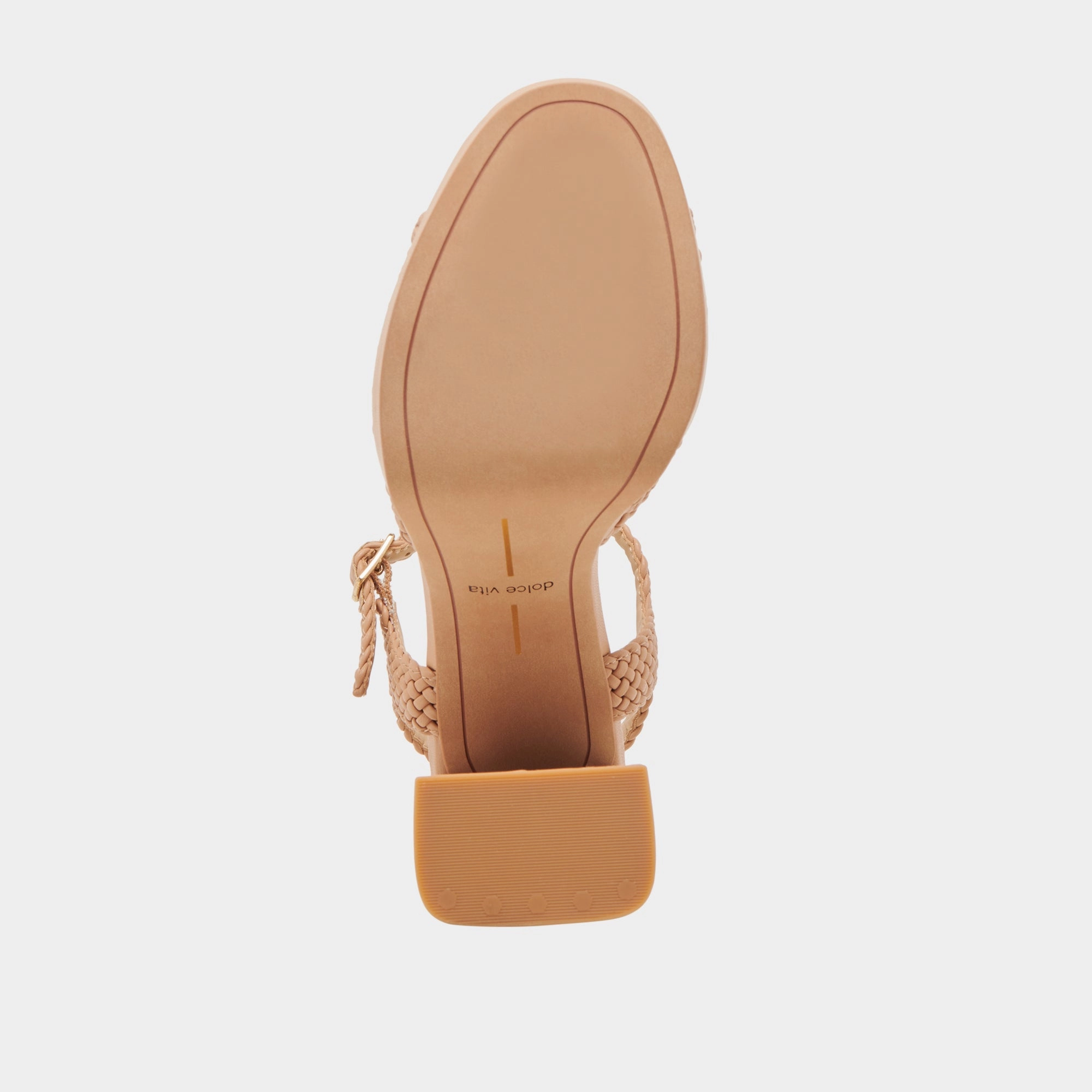 PEYTEN WIDE HEELS CAFE WOVEN STELLA