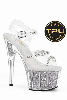Pleaser ADORE-708PREM-STNG Sandal