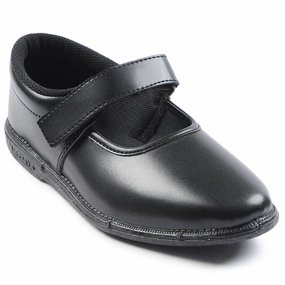 Prefect Black Ballerina Dress School Shoes For Kids S/GIRL(V) By Liberty