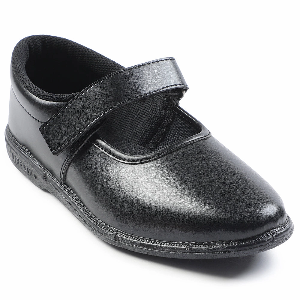 Prefect Black Ballerina Dress School Shoes For Kids S/GIRL(V) By Liberty