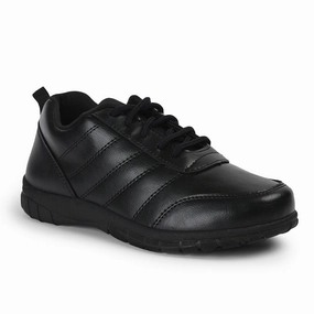Prefect By Liberty Kids SCHOOL-PTM Black School Lacing Shoes