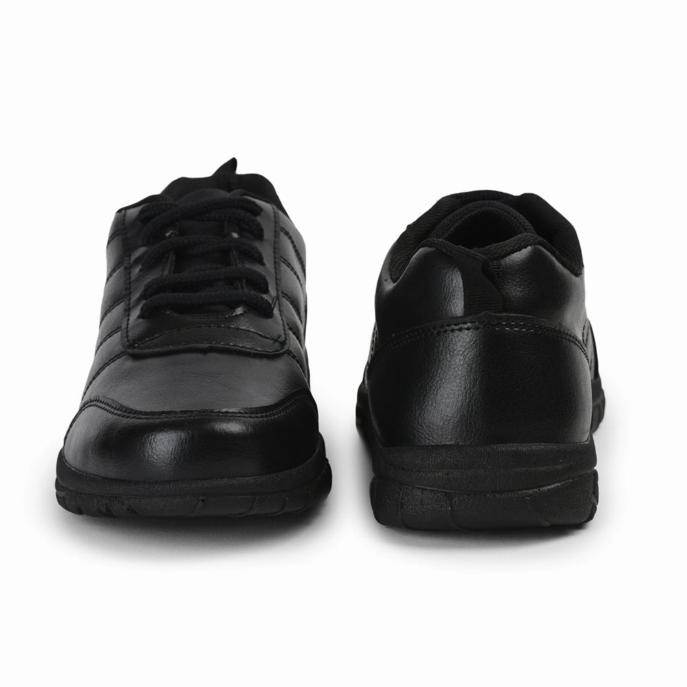Prefect By Liberty Kids SCHOOL-PTM Black School Lacing Shoes