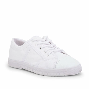 Prefect White Lacing PT School Shoes For Kids TENNIS-E By Liberty