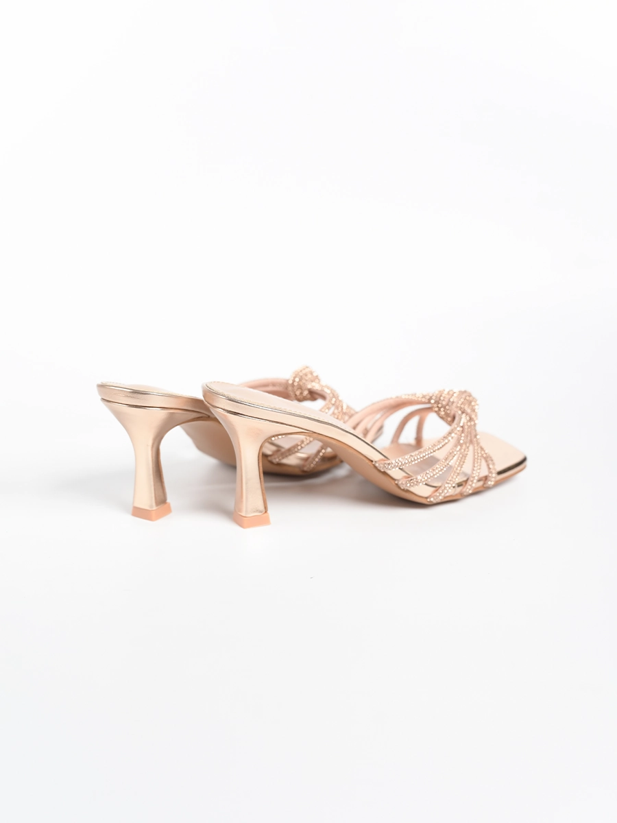 Princess Knot Glitter Mules