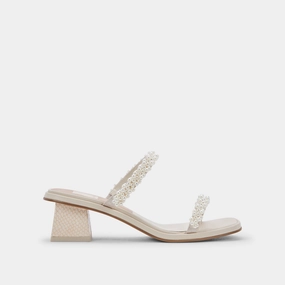 RIVER PEARL HEELS VANILLA PEARLS - re:vita