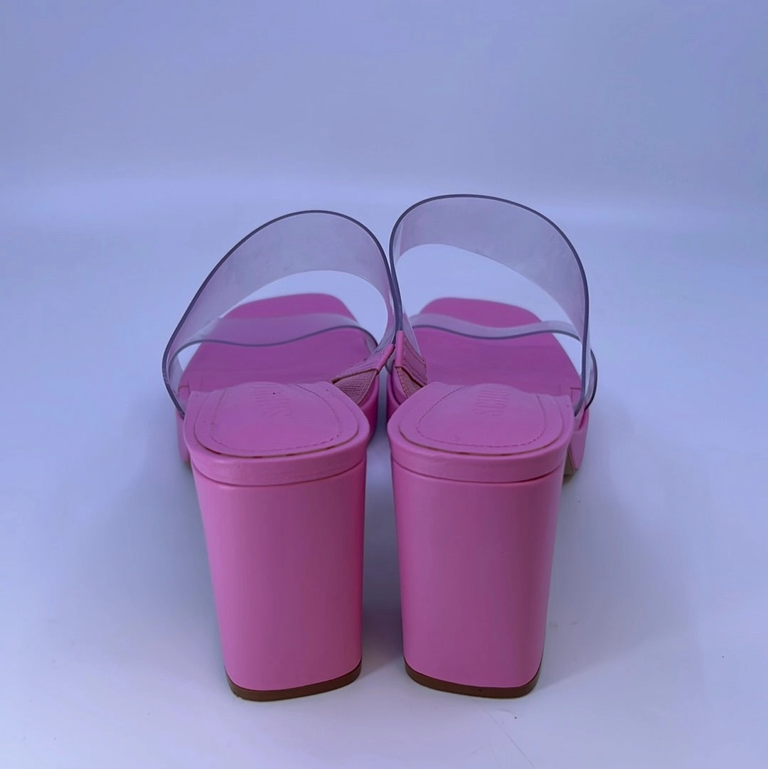 Sandals Heels Block By Cmb  Size: 7