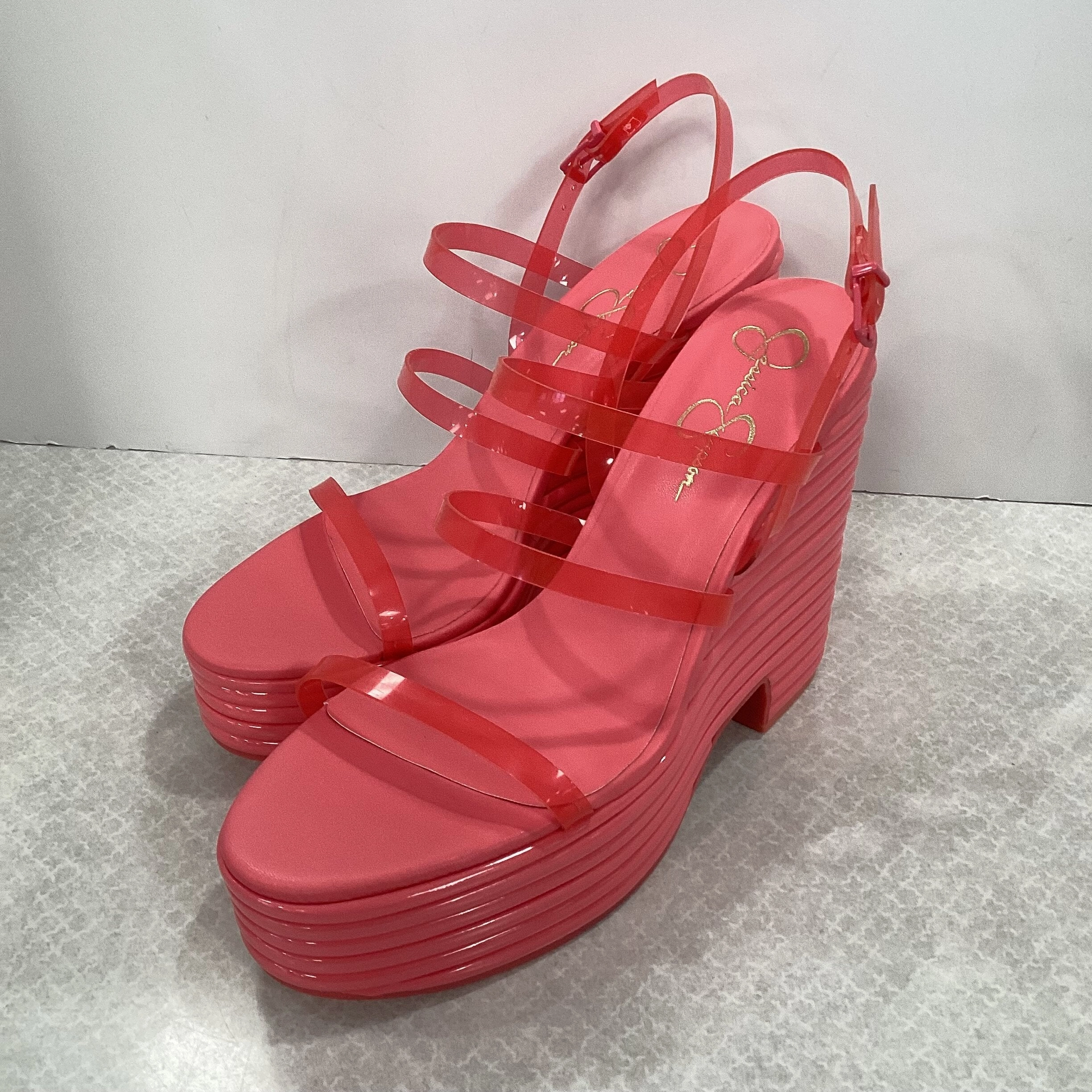 Sandals Heels Block By Jessica Simpson  Size: 10