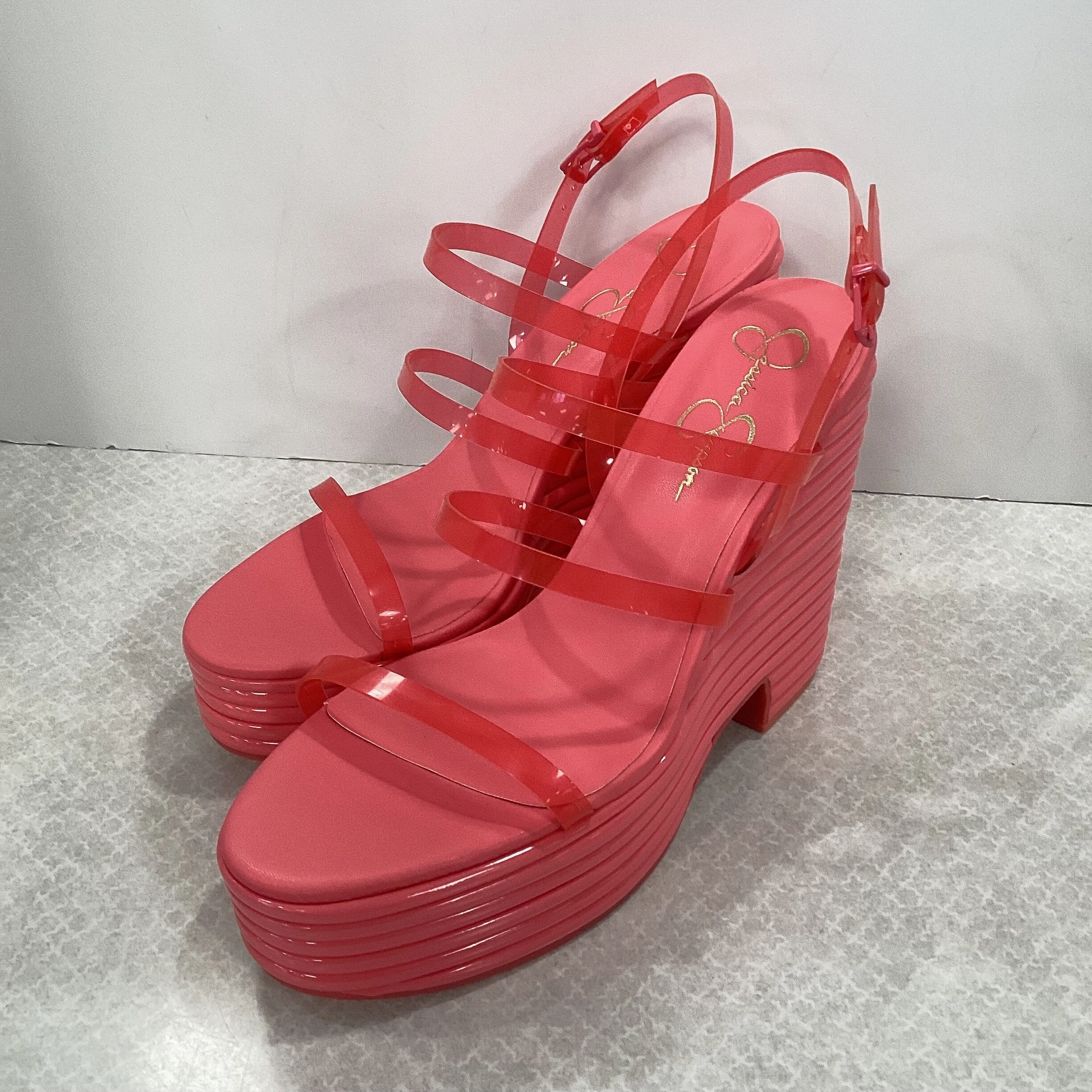 Sandals Heels Block By Jessica Simpson  Size: 10